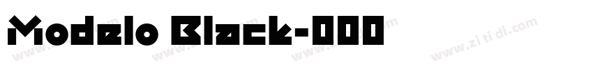 Modelo Black字体转换